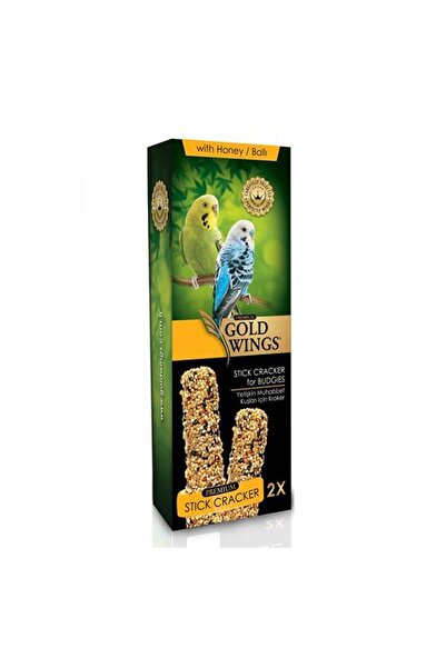 Genel Markalar مكافآت جولد وينجز بريميوم عصا لطيور البادجي بالعسل ( 2×60g )