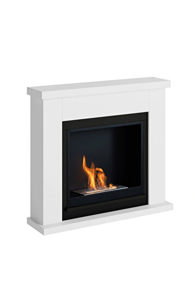 tagu Frode Pure White FreeFlame bioethanol fireplace