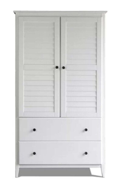 Bamena Wood Want İki Kapılı Ahşap Gardrop