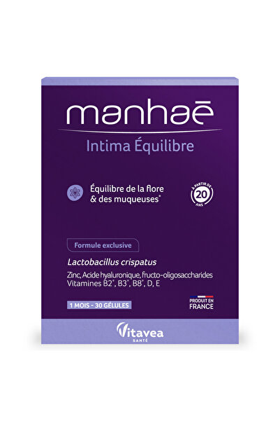 Manhaé Intima Equilibre food supplement, Manhaé, 30 capsules