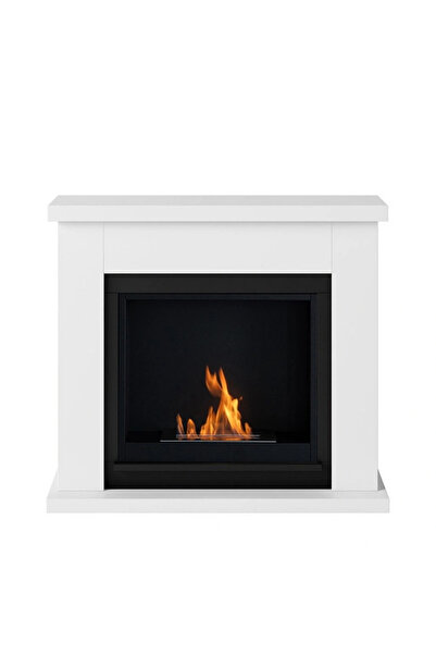 tagu Frode Pure White FreeFlame bioethanol fireplace