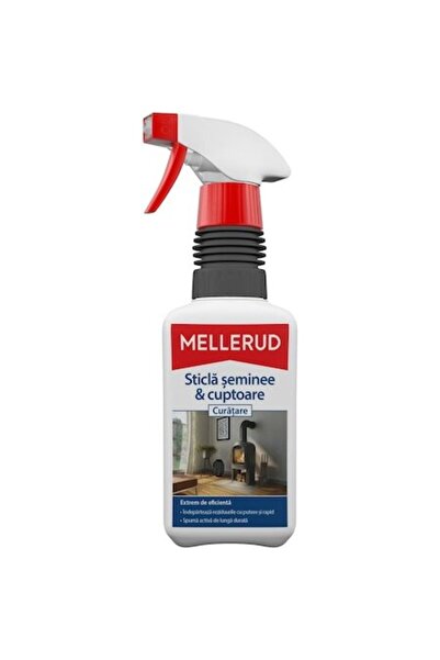 MELLERUD Fireplace & Oven Glass Cleaning Solution, 0.5 L