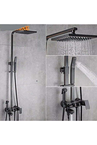Smack Shower Column 4 Functions, Antique Black, Smack, ESN1736