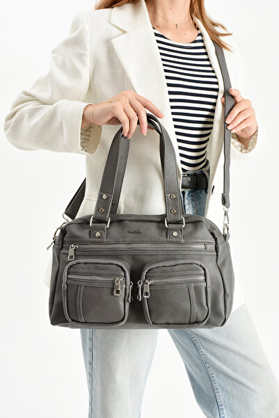 KIRASE Mega Women's Quality Crossbody Bag with Multiple Pockets Vegan Leather Handbag and Shoulder Bag 35*25 cm 545