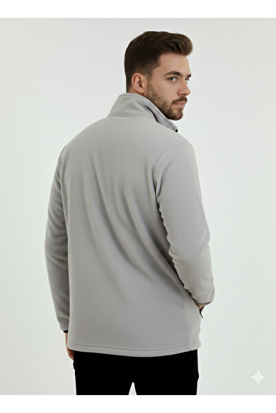 OXVİN Anti-Peeling Basic Polar Jacket Fleto with 4 Pockets and Full Zipper (Does Not Pilling)