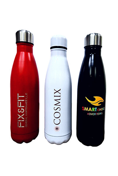 smart choice Personalized Water Bottle with Name or Logo – Reusable, Leak-Proof, Stainless Steel/Plastic
