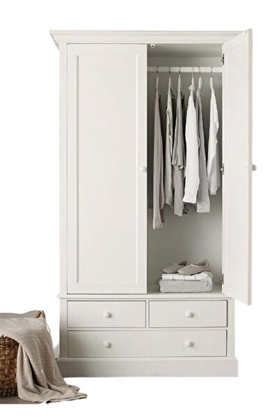 Bamena Wood Fox Ahşap Gardrop