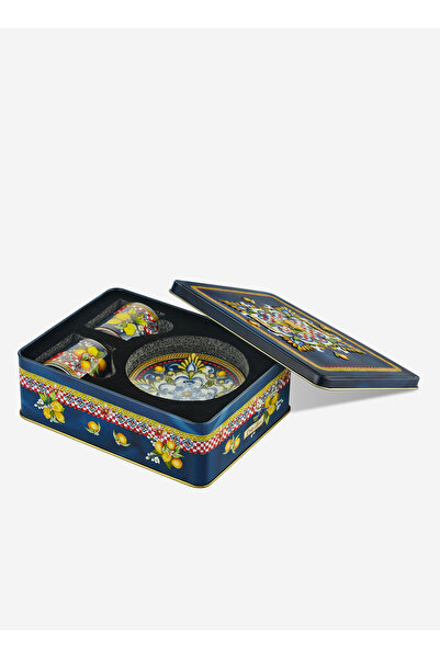 CHIARA ALESSI Mavi Kahve Fincan veTabak LAFELICITA2LİTÜRKKAHVESİFİNCANISETM