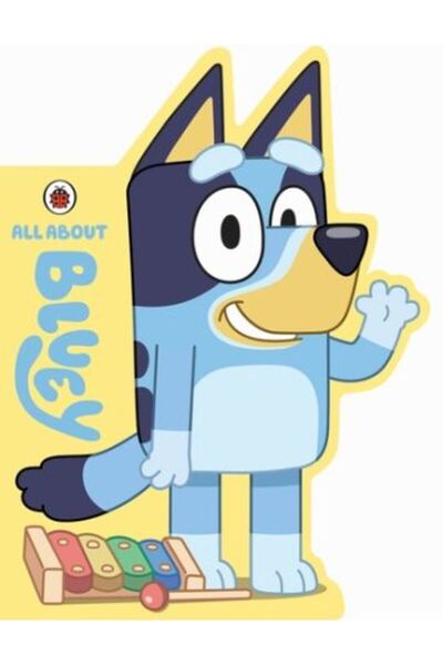 ladybird Bluey: Totul despre Bluey: O carte cartonată în formă de Bluey