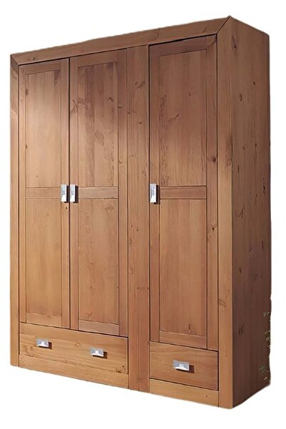 Bamena Wood Hatchi Ahşap Gardırop