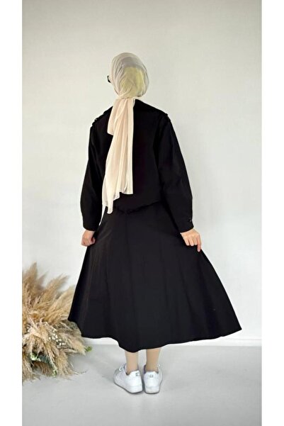 Tebrikler tekstil Women's Hijab Top and Bottom Set Model G3886