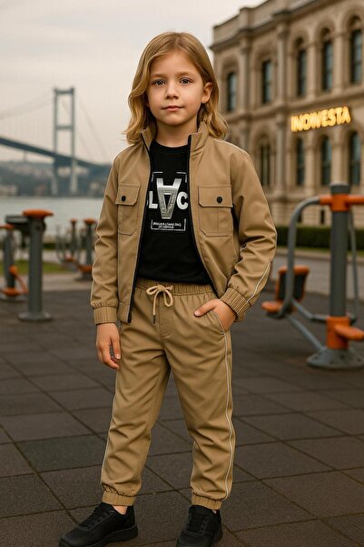 inowesta trend Boy's Premium Softshell Top Quality Parachute Fabric 3-Piece Set