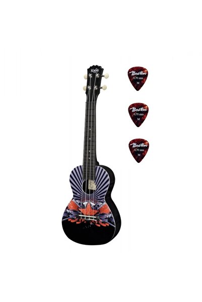 Korala PUC30011 – Concert Ukulele, polycarbonate, 61 cm, set of 3 picks