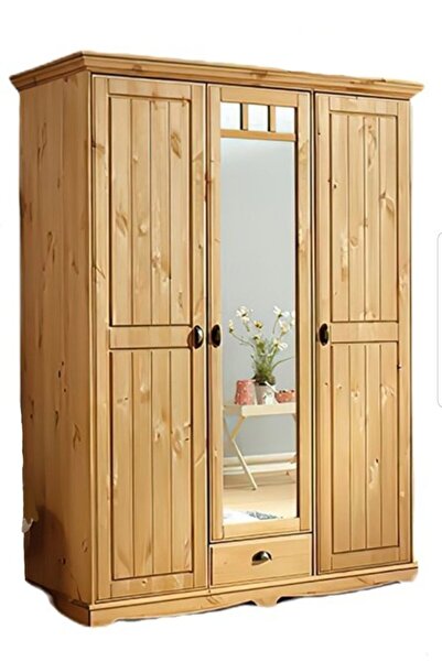 Bamena Wood Landa Ahşap Gardırop