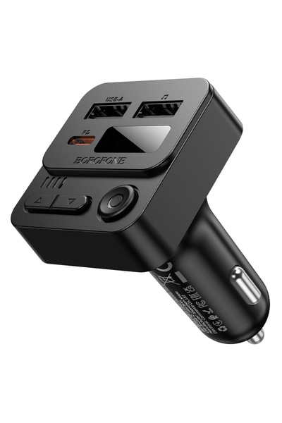 Borofone Modulator FM automat 35W 2x USB + Tip-C (PD) Bluetooth 5.4, Redare M...