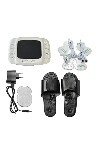 zola Aparat de electrostimulare, 9 programe, portabil, papuci pentru masajul ...