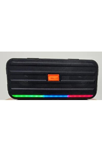 Mihai Wireless Bluetooth speaker with RGB LED lighting and 2 karaoke microphones Andowl Q YX9527