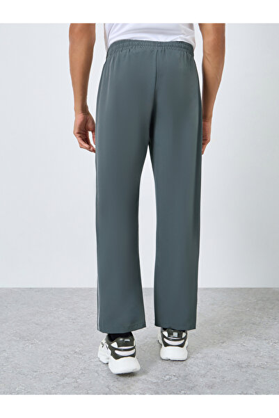Styli Athleisure Track Pants with Side Panel and Print Detail