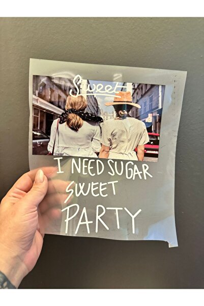 Gönülden Tasarım Imprimare prin transfer pentru fete cu litere care se lipesc cu fierul de calcat Arma 20X18 Cm