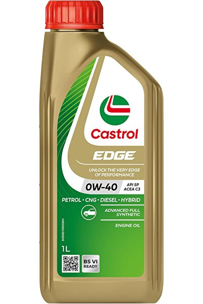 CASTROL EDGE 0W-40 Advanced Full Synthetic Engine Oil, 1L