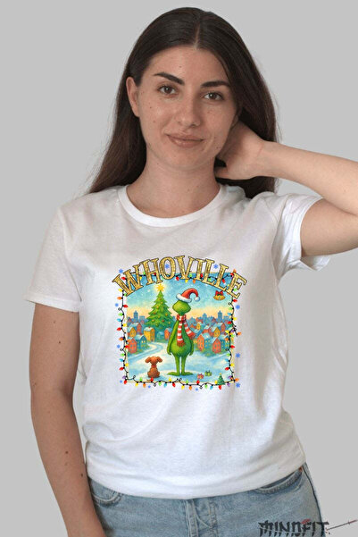 GILDAN Tricou De Craciun Whoville In Sarbatoare Dama