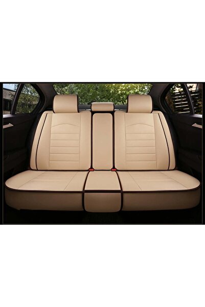 realauto Universal Car Seat Cover Set Luxury Edition Eco-leather 9pcs