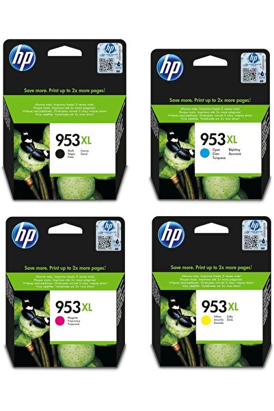 HP 953XL Multipack Ink Cartridges (High Yield, Black, Cyan, Magenta, Yellow)