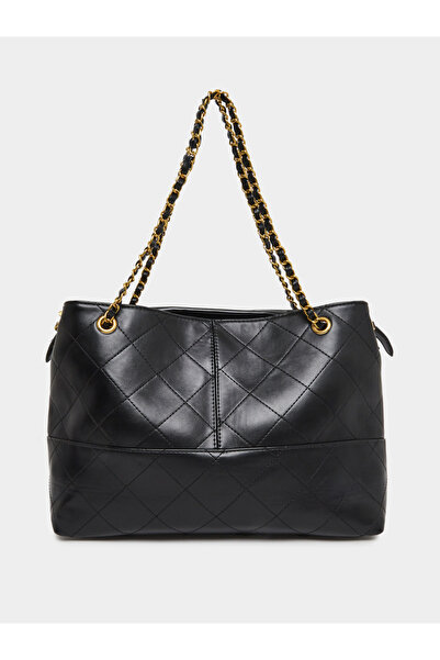 Styli Quilted Tote Bag with Chain Handles