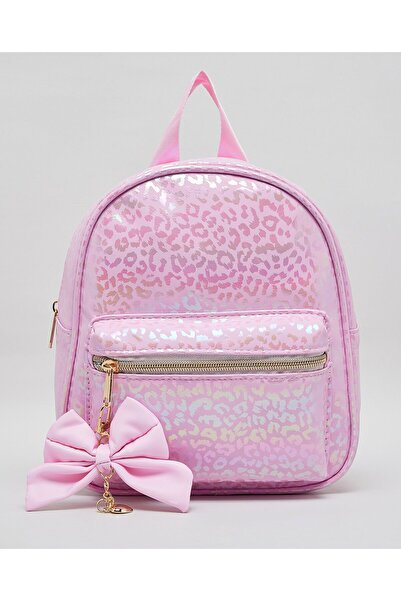 R&B Pink Girl's Animal Patterned Backpack