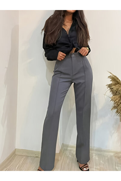 Take Two By Styli Women Solid Straight Leg Pants