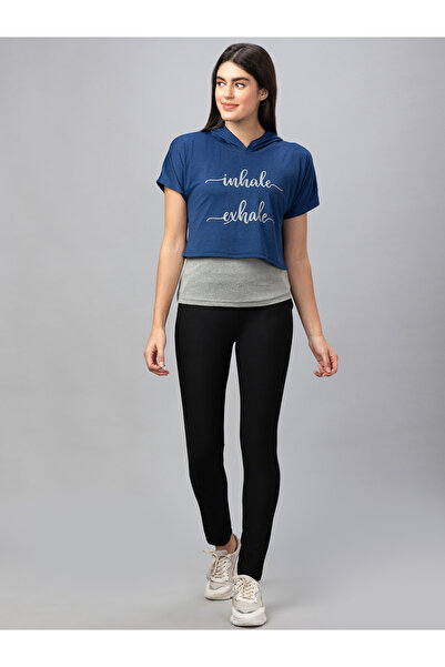 Globus By Styli Black Solid Skinny Fit Treggings