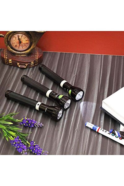 Olsenmark OMFL2676 3 in 1 Rechargeable LED Flashlight - 215mm