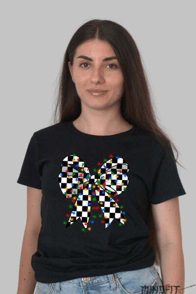 GILDAN Tricou De Sarbatori Fundita Cu Lumini Colorate Dama