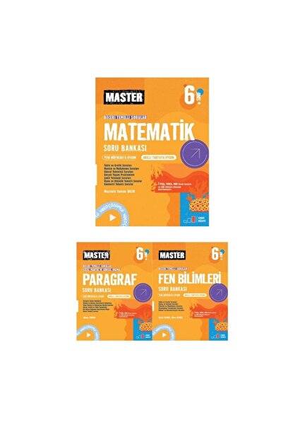 Okyanus Yayıncılık 6. SINIF MASTER MATEMATİK FEN BİLİMLERİ PARAGRAF SORU BANK...