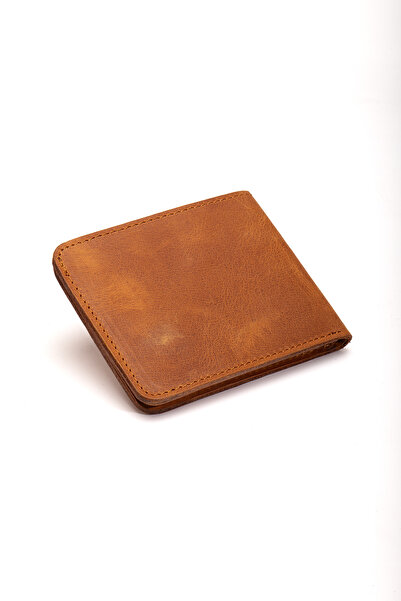 Niki Leather Mount Genuine Leather Minimal Wallet with Coin Compartment, Card Holder and Magnetic Closure