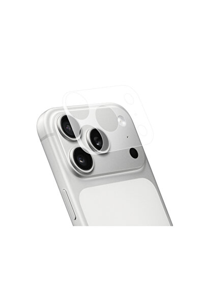 zore iPhone 17 Pro Senk 10 in 1 Matte Camera Lens Protector - Transparent