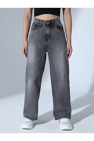 Hubberholme By Styli High Rise Relaxed Fit Stretchable Jeans