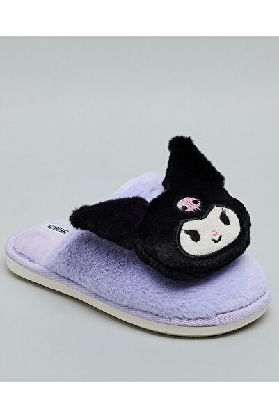 R&B Lilac Girl's Kuromi Bedroom Slippers