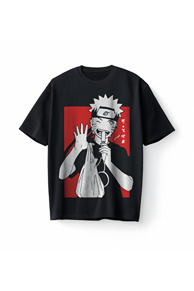 Bumeta Naruto Anime Style Kakashi Ice Cream Japanese Japon Oversized Unisex T-Shirt T-Shirt