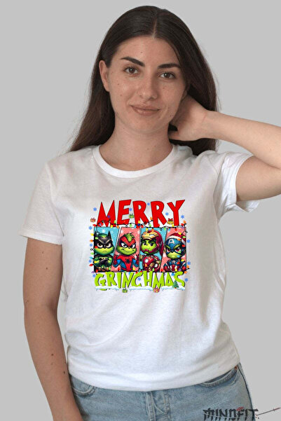 GILDAN Tricou De Craciun Grinch Supererou Merry Grinchmas Dama