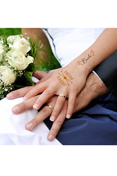 DMYRDH Temporary Tattoos Bride Tribe Bachelorette Party Wedding Engagement Bridal Shower Bride to Be Party