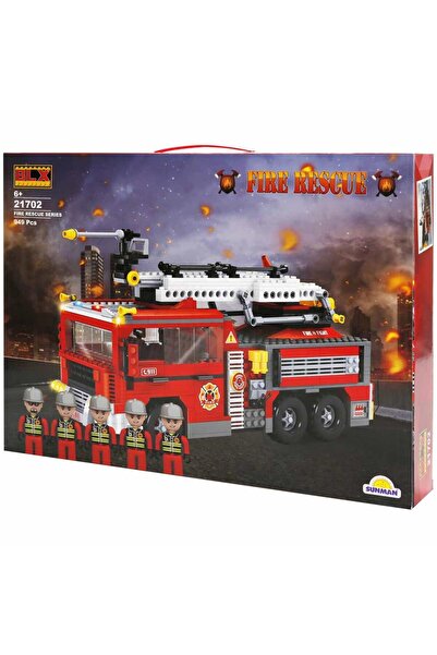 Sunman S00004619 Sun-Rst-Blx-Fire Rescue Set 5Fgr.949 Prç