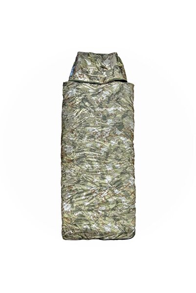 SAVEX Camouflage sleeping bag - fleece lined - water repellent fabric - accord extreme
