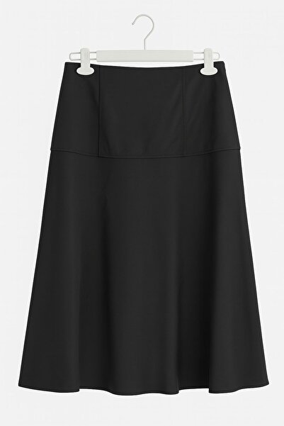 swanco Satin Midi Skirt