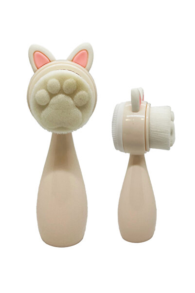 Forever Çift Taraflı Kedi Patisi Tasarımlı Gözenek Temizleme Yüz Fırçası