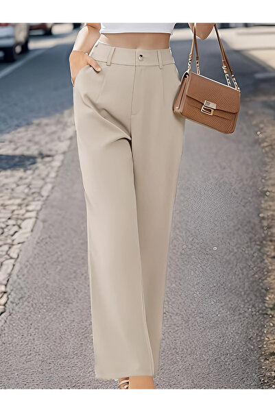 Take Two By Styli Solid Pocket Detail Wide Leg Pants