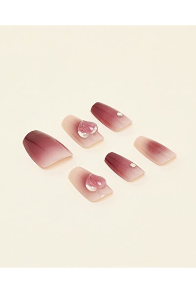 R&B أظافر نسائية صفراء قابلة للارتداء