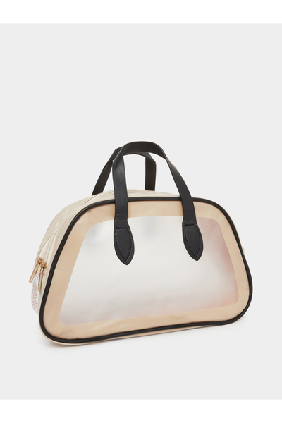 Styli حقيبة غسيل شفافة عادية مع سحاب للإغلاق