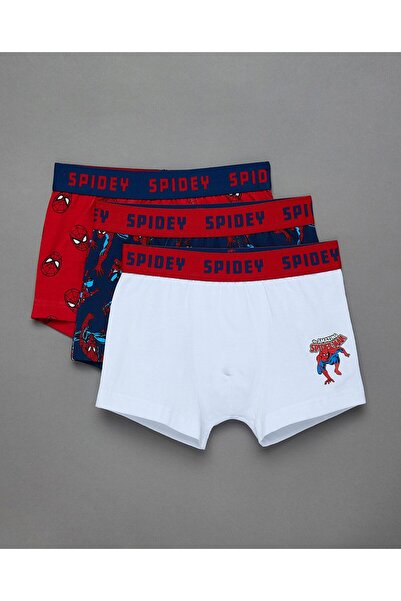 R&B 3 Pack Spiderman Printed Boxers