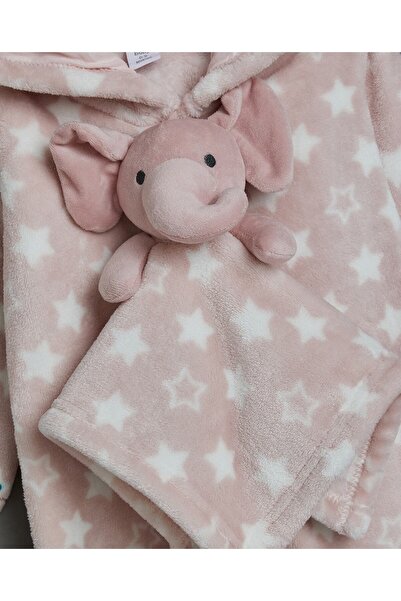 R&B Heart Patterned Hooded Sleepsuit